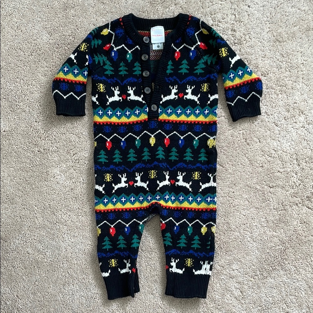 Christmas Sweater Romper